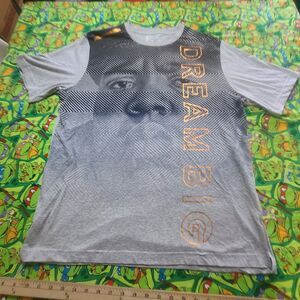 Sean John Biggie Notorious BIG "Dream Big" Herringbone Graphic T- Shirt sz L